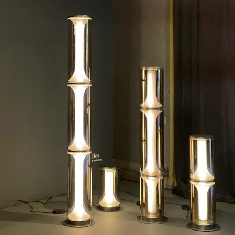 Glass Floor Lamp