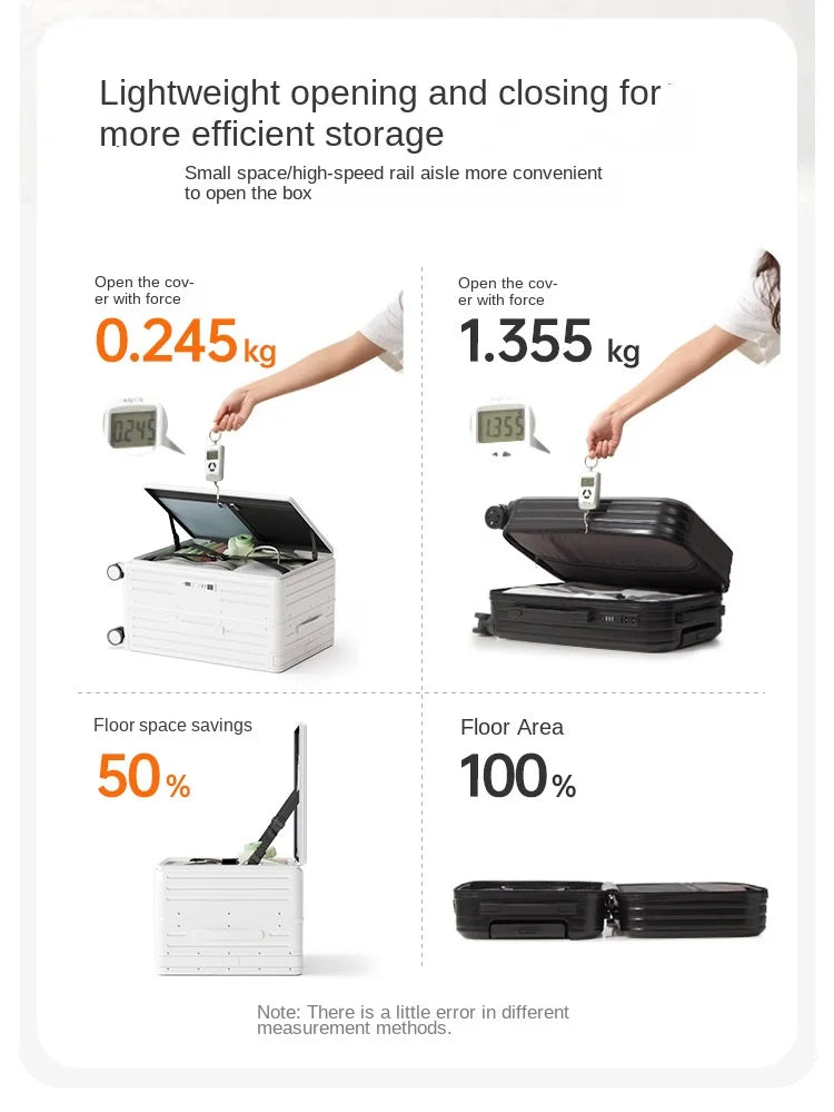 Wide Trolley Carry-on Suitcase