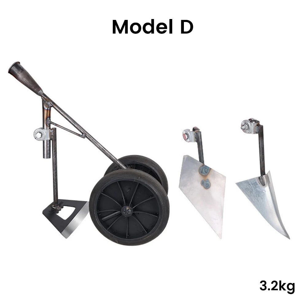 3 in 1 Multifunctional 2Wheels Power-assisted Weeding Scarifying Hoes