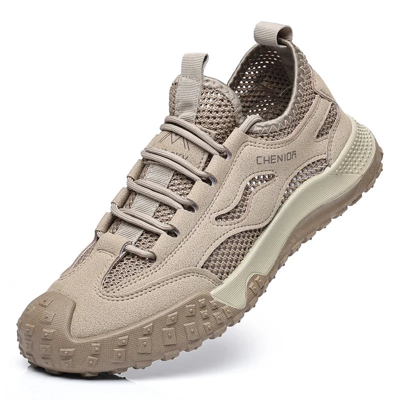 Breathable Hollow Out Mesh Hiking Shoes