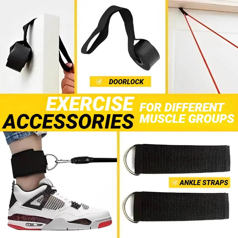 11pcs/Set Pull Rope Resistance Bands