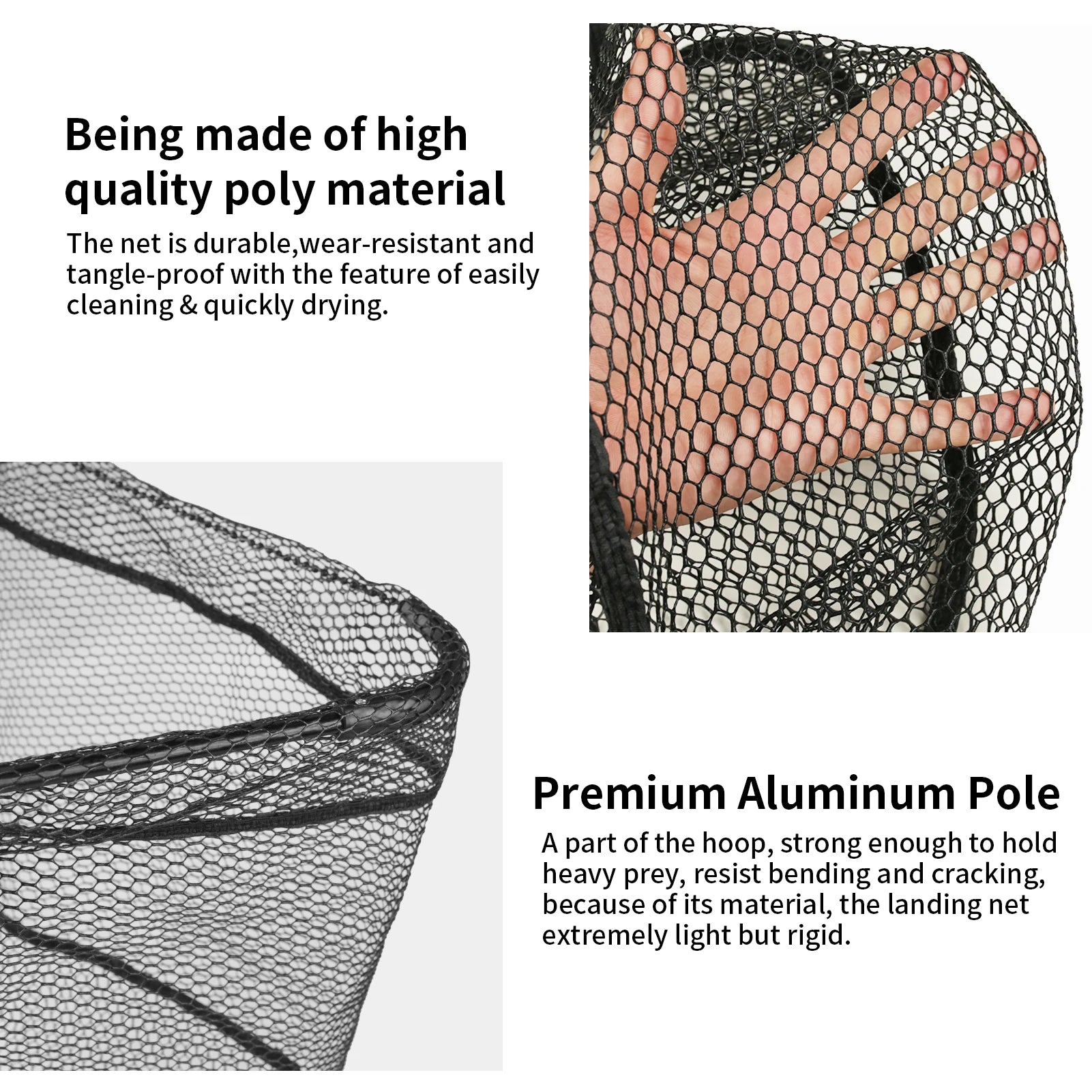 Telescopic Landing Net Folding Fishing Pole