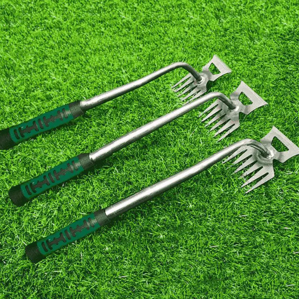 2-in-1 Garden Rake and Weed Puller