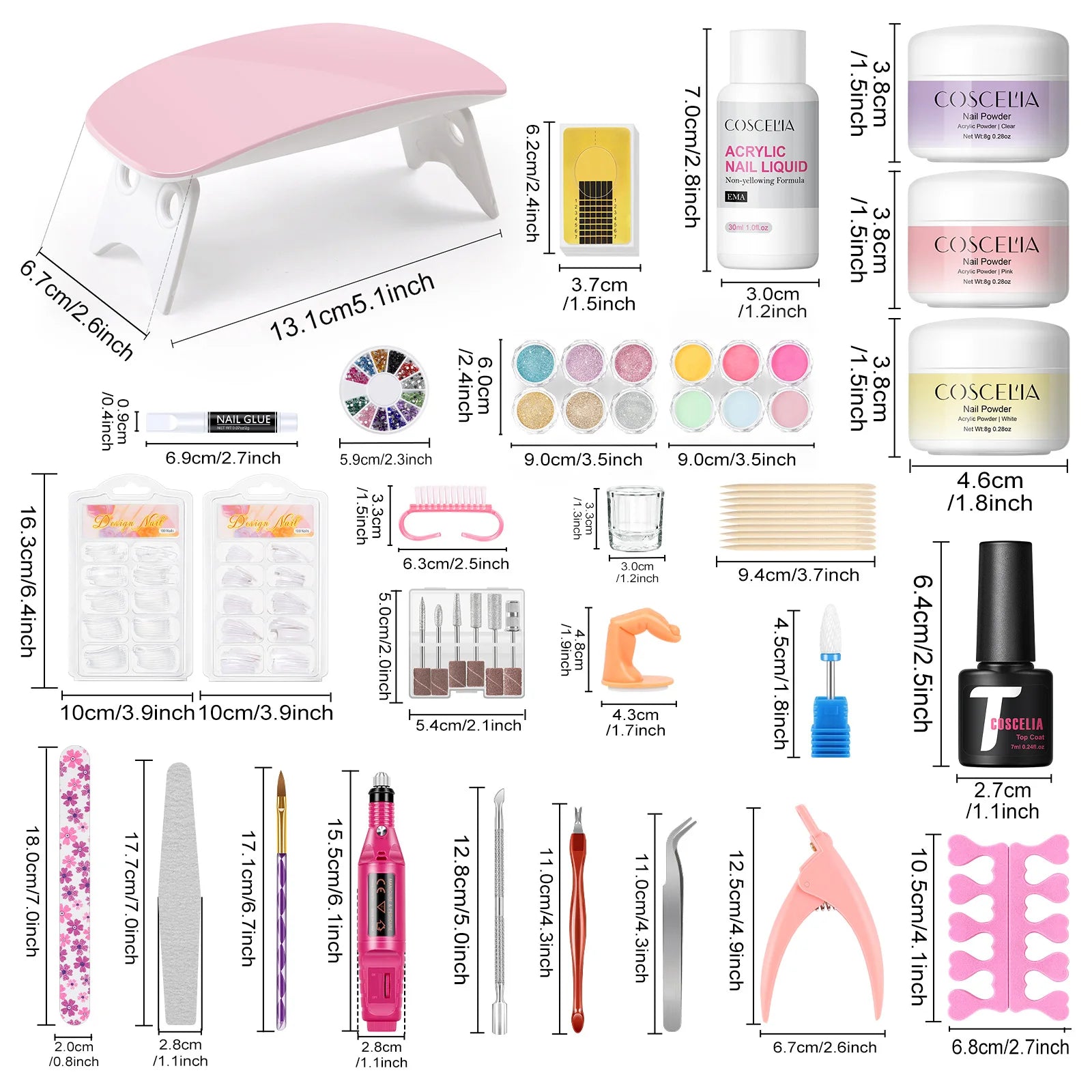 Acrylic Nail Set