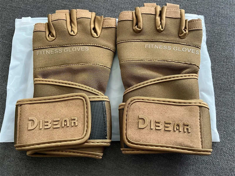 Half Finger Bodybuilding Gym Gloves