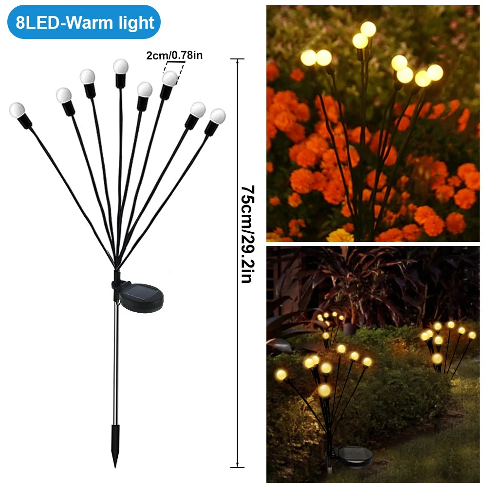 LED Solar Jellyfish Mushroom Fairy Lights