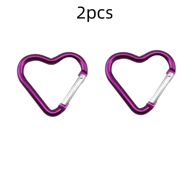 Heart Shape Keychain Clip