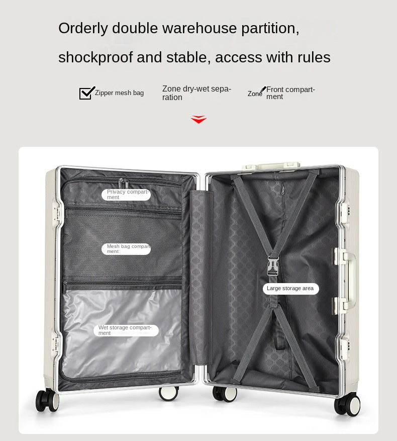 24Inch USB Charging Suitcase