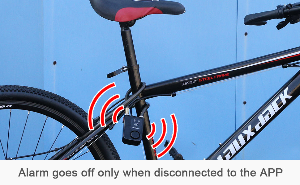 Bluetooth Bike Motorcycle Lock Alarm Security