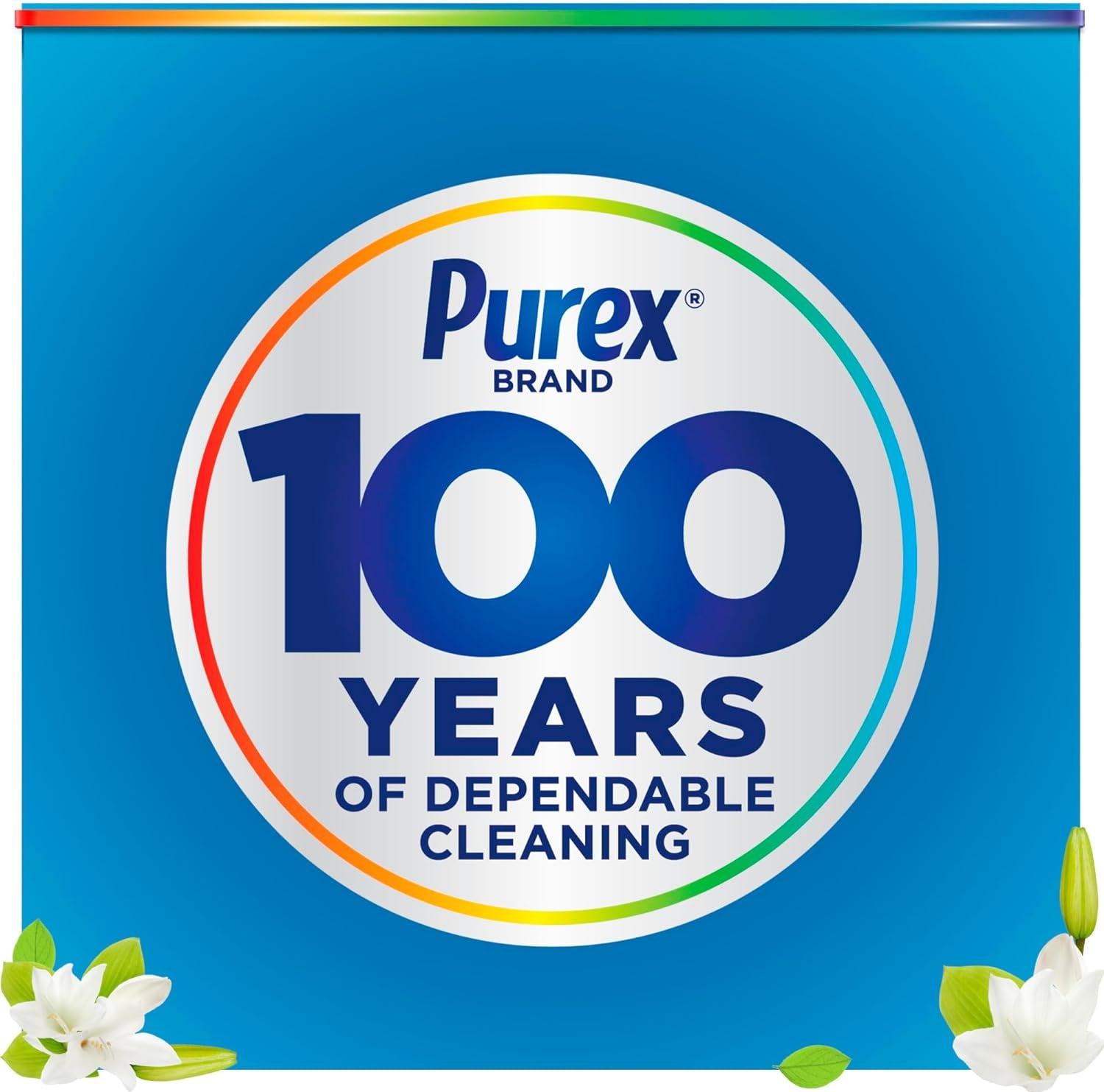 Liquid Laundry Detergent, Natural Elements Linen & Lilies, 2X Concentrated, 126 Loads, 82.5 Fl Oz
