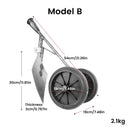 3 in 1 Multifunctional 2Wheels Power-assisted Weeding Scarifying Hoes