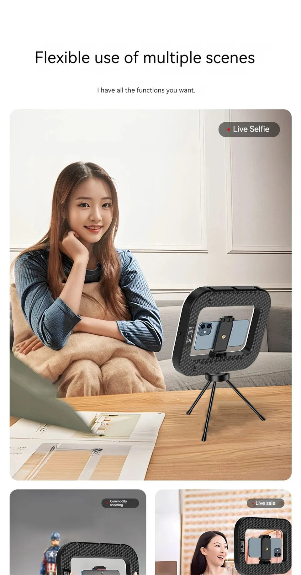 LED Handheld Ring Light