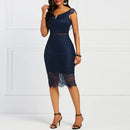 Women Lace Bodycon Dress