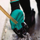 4/8 Hand Claw ABS Plastic Garden Rubber Gloves