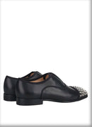 New Genuine Leather Mens Oxford Shoes With Studs Toe Italian Design For Party And Wedding Plus-Size