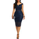 Women Lace Bodycon Dress