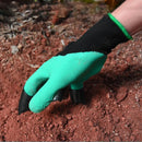 4/8 Hand Claw ABS Plastic Garden Rubber Gloves
