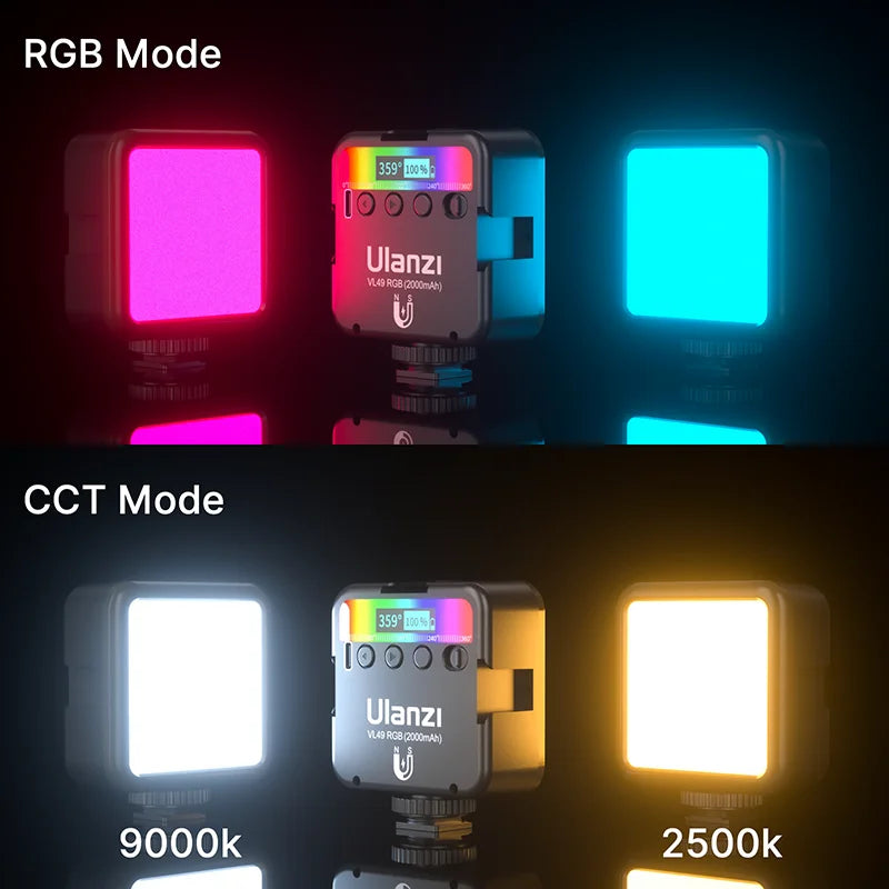Full Color RGB LED Video Light