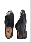 New Genuine Leather Mens Oxford Shoes With Studs Toe Italian Design For Party And Wedding Plus-Size