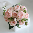 1 Bundle Silk Peony Bouquet Decoration Accessories