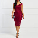 Women Lace Bodycon Dress