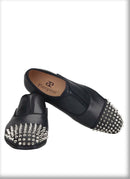 New Genuine Leather Mens Oxford Shoes With Studs Toe Italian Design For Party And Wedding Plus-Size