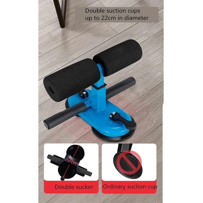 Home Gym Fitness Suction Cup Sit-Up Cushion Stand Bars