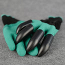 4/8 Hand Claw ABS Plastic Garden Rubber Gloves