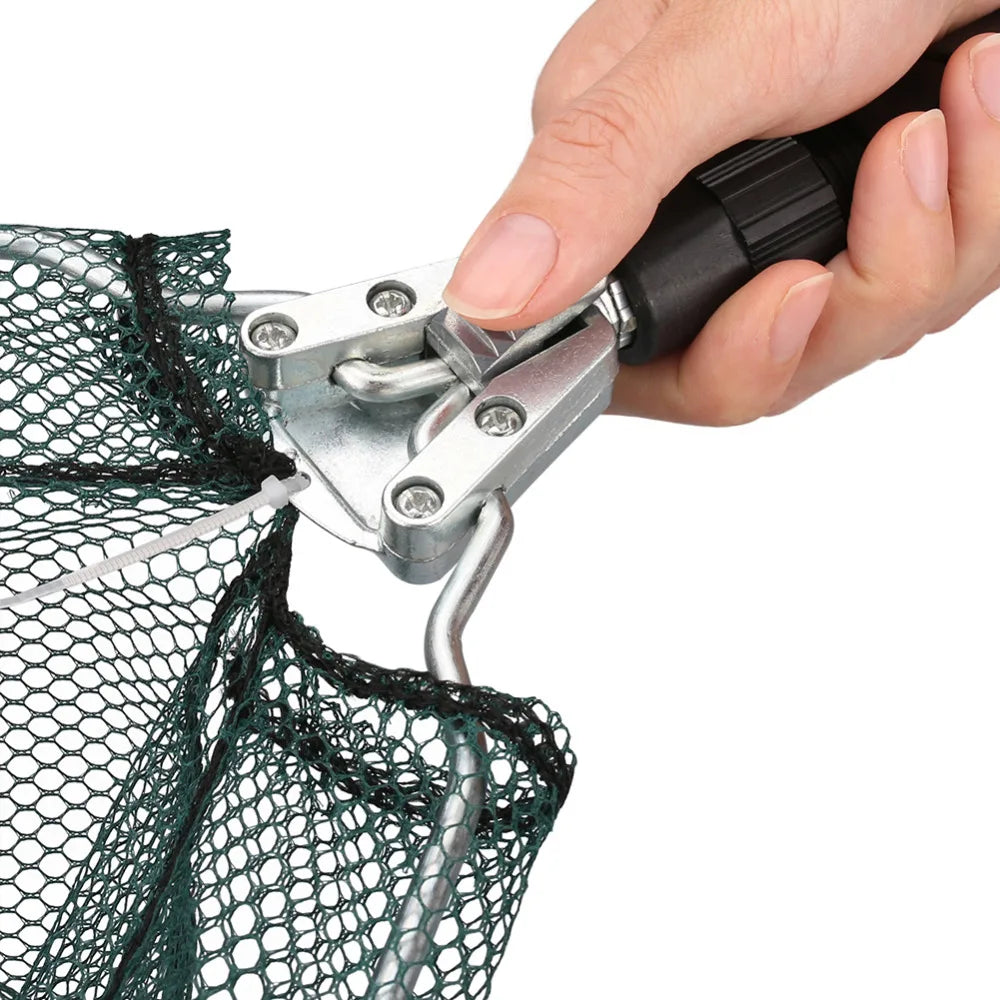 Telescopic Landing Net Folding Fishing Pole