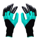 4/8 Hand Claw ABS Plastic Garden Rubber Gloves