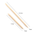 100/50Pcs Orange Wood Nail Sticks