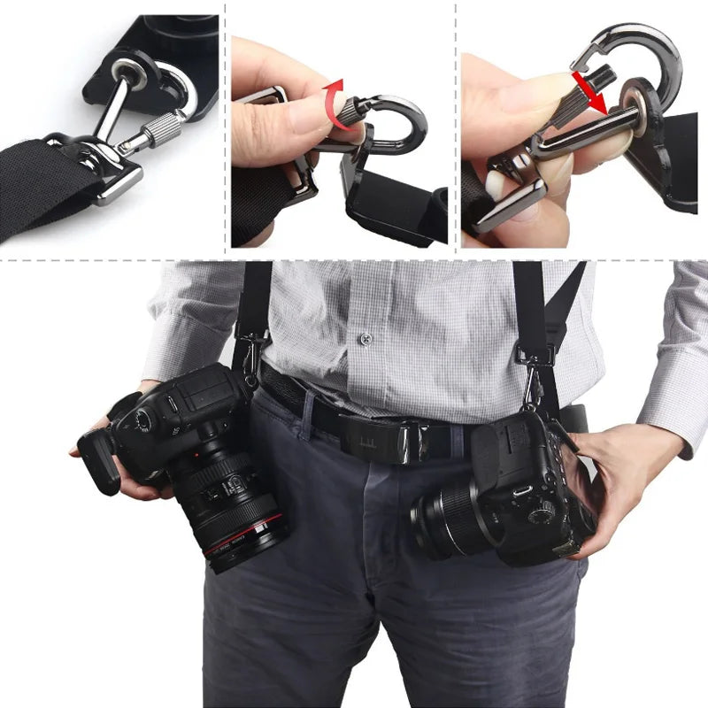 Double Shoulder Camera Strap