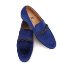 Piergitar 2021 Summer Handmade Men Velvet Loafers With Rope Decorations Italian Design Men Smoking Slippers For Banquet And Prom