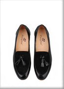 Mens leather loafers with tassels, brand new 2019 mens casual shoes for parties and banquets.