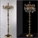 Meerosee Classic 7 Lights Crystal Floor Lamp