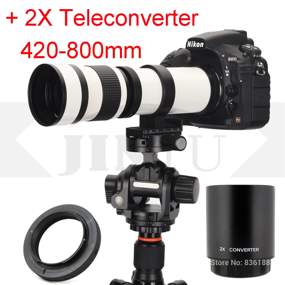 Manual Focus 420-800mm / 420-1600mm Telephoto Lens