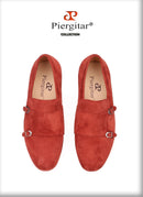 Piergitar 2020 men velvet shoe with velvet Hasp Party and Banquet men casual shoes British style men fashion loafers Plus size