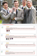 Men's Black Ties Handkerchief Cufflinks Business Formal Floral Striped Solid 8cm Necktie Gift for Husband Wedding Accessories