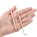 100/50Pcs Orange Wood Nail Sticks