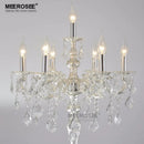 Meerosee Classic 7 Lights Crystal Floor Lamp
