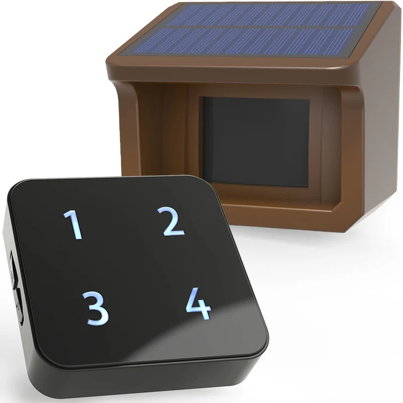 800 Meters Solar Wireless Driveway Alarm