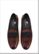 Summer Style Brown Calfskin Loafers for Wedding Moccasins Men Smoking Slippers Plus size