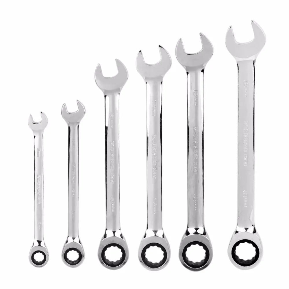 Ratchet Combination Metric Wrench Set