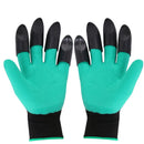 4/8 Hand Claw ABS Plastic Garden Rubber Gloves