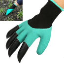 4/8 Hand Claw ABS Plastic Garden Rubber Gloves