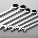Ratchet Combination Metric Wrench Set