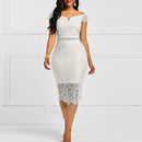 Women Lace Bodycon Dress