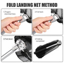 Telescopic Landing Net Folding Fishing Pole
