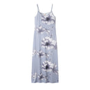 Hot Summer AmazoneBayNew Women's Clothing Sexy Low Cut Printed Floral Strap Dress