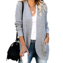 Autumn Long Cardigan Women Jumper Fashion Loose Coat Ladies Knitted Outerwear Ropa Mujer Clothes Woman Sweater Jacket Pull Femme